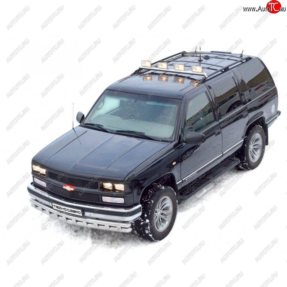 8 499 р. Труба  под  противотуманки (крепеж на рейлинги), d51  CHEVROLET  TAHOE    КРАШ  2061 к  с доставкой в г. Керчь