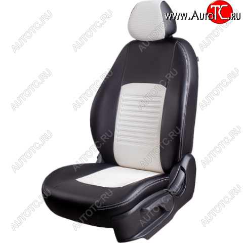 7 299 р. Комплект чехлов для сидений, (РЗСиС 60/40 Илана+Орегон) ТУРИН Lord Autofashion  Chevrolet Niva  2123 (2002-2020) дорестайлинг, рестайлинг (черный, вставка белая, строчка белая )  с доставкой в г. Керчь
