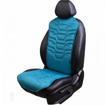 Накидка на сиденье (1 место Афины) ЛЮКС ст ФОРТ Lord Autofashion  (бирюзовый, строчка темно-бирюзовая)