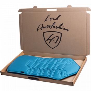 2 599 р. Накидка на сиденье (1 место Афины) ЛЮКС ст ФОРТ Lord Autofashion   (бирюзовый, строчка темно-бирюзовая)  с доставкой в г. Керчь. Увеличить фотографию 6
