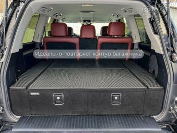 Органайзер в багажник "Премиум" для Toyota Land Cruiser 200 (5-ти местн. комплектации)  тлк200прем5