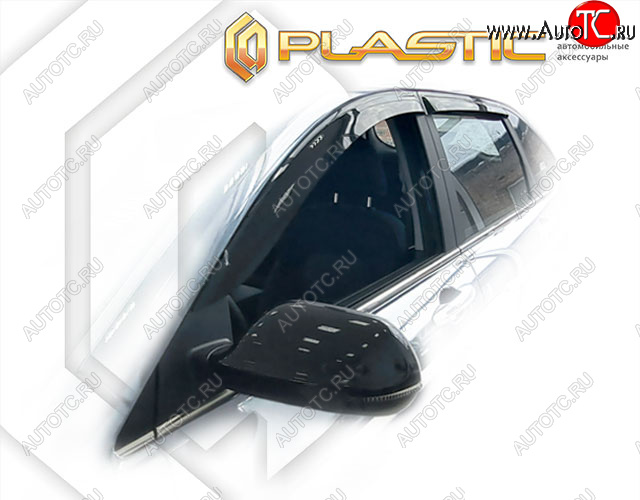 2 099 р. Дефлектора окон CA-Plastic Haval M6 (2021-2025) (classic полупрозрачный)  с доставкой в г. Керчь