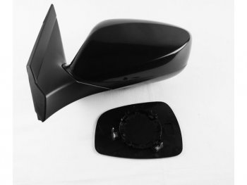 SOLARIS ЗЕРКАЛО ЛЕВ МЕХАН С ТРОСИК , КРЫШК ГЛАДК (flat) (Тайвань) BodyParts hnsol11-458-l