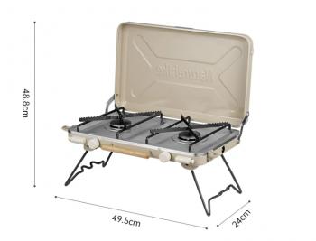 13 689 р. Плита газовая Naturehike 2,5 кВт, двухконфорочная, бежевая  cnh22cj046-kh  с доставкой в г. Керчь. Увеличить фотографию 2