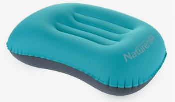 Подушка туристическая надувная Naturehike 42x32x11см, голубая  nh17t013-z-bl