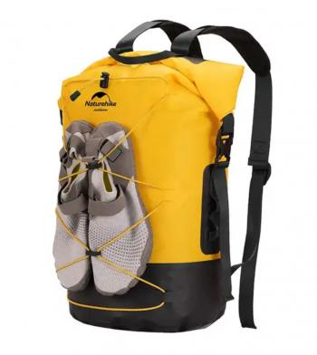 Рюкзак туристический Naturehike 40 л, ПВХ, желтый  nh21fsb04-y40l