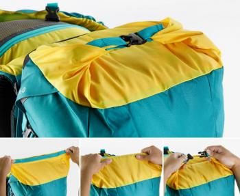 9 909 р. Рюкзак туристический Naturehike 45 л, голубой  nh18y045-q-bl  с доставкой в г. Керчь. Увеличить фотографию 4