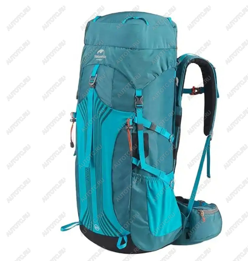 12 159 р. Рюкзак туристический Naturehike 55 л, голубой  nh16y020-q-bl  с доставкой в г. Керчь