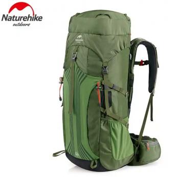 Рюкзак туристический Naturehike 55 л, зеленый  nh16y020-q-dgr