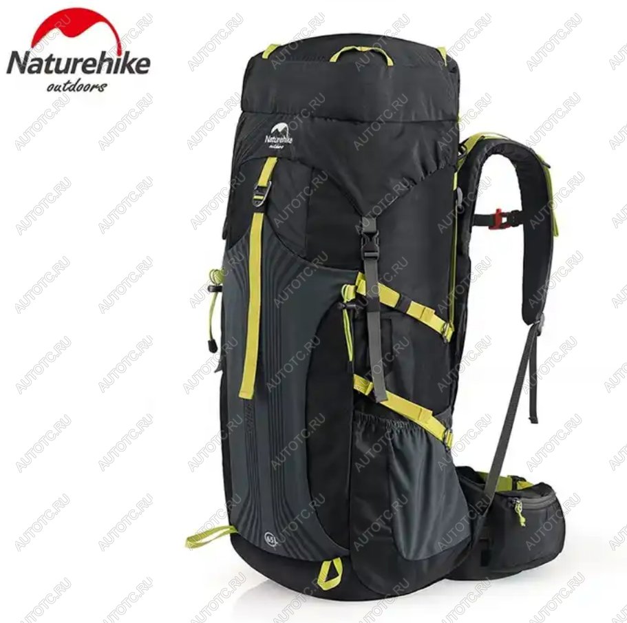 11 599 р. Рюкзак туристический Naturehike 55 л, черный  nh16y020-q-b  с доставкой в г. Керчь