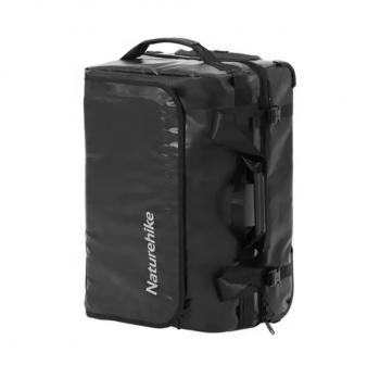 7 239 р. Сумка дорожная Naturehike, с колесами, 55х35х30 см, черная  nh21lx002-bl22  с доставкой в г. Керчь. Увеличить фотографию 2
