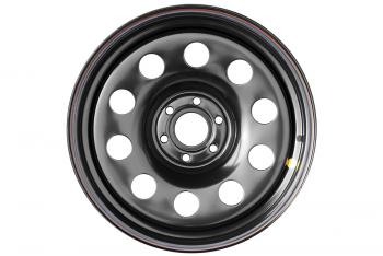 8 459 р. Диск усиленный Nissan Navara D40 3.0TD стальной черный 6x114,3 8xR17 d66 ET+25  1780-61466bl+25  с доставкой в г. Керчь. Увеличить фотографию 2