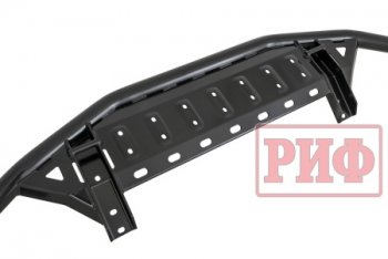 49 939 р. Бампер силовой защита штатного бампера РИФ Toyota Land Cruiser 200 дорестайлинг (2007-2012) (передний c защитой радиатора)  с доставкой в г. Керчь. Увеличить фотографию 2