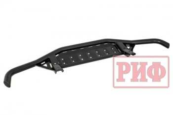 49 939 р. Бампер силовой защита штатного бампера РИФ Toyota Land Cruiser 200 дорестайлинг (2007-2012) (передний c защитой радиатора)  с доставкой в г. Керчь. Увеличить фотографию 3