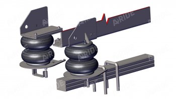 28 799 р. Пневмоподвеска Hyundai HD170, передняя ось Арайд (т)29050.01  с доставкой в г. Керчь. Увеличить фотографию 4