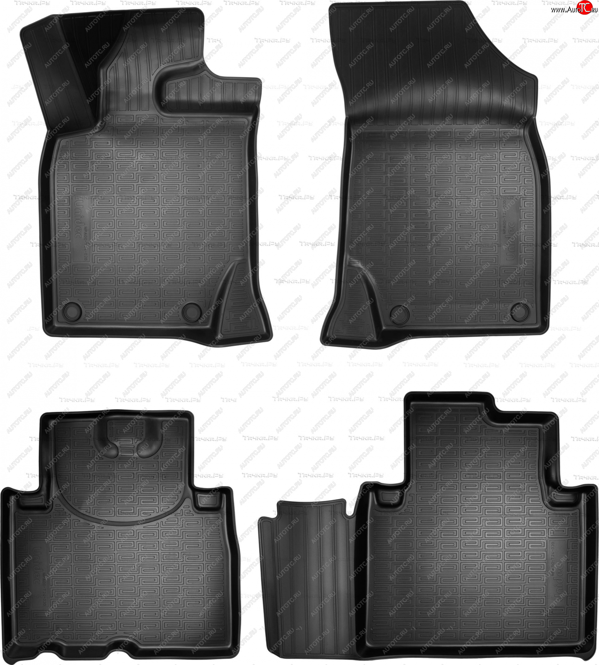 1 р. Ковер литьевой салонный ЗП Norplast  Geely Atlas  NL3 (2016-2022)  с доставкой в г. Керчь