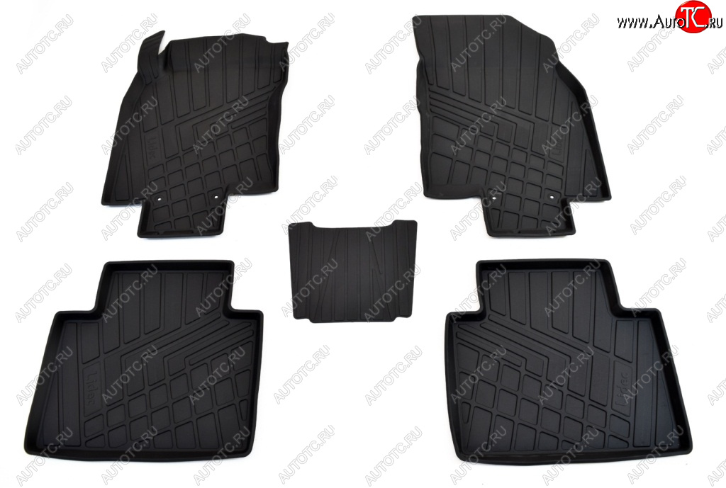 1 р. Ковер литьевой салонный ЗЛ Norplast  Nissan X-trail  3 T32 (2013-2018), Renault Koleos  1 (2013-2016)  с доставкой в г. Керчь