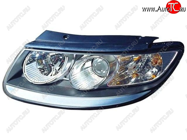 7 749 р. Левая фара (c электрокорректором) DEPO  Hyundai Santa Fe  CM (2006-2009) дорестайлинг  с доставкой в г. Керчь