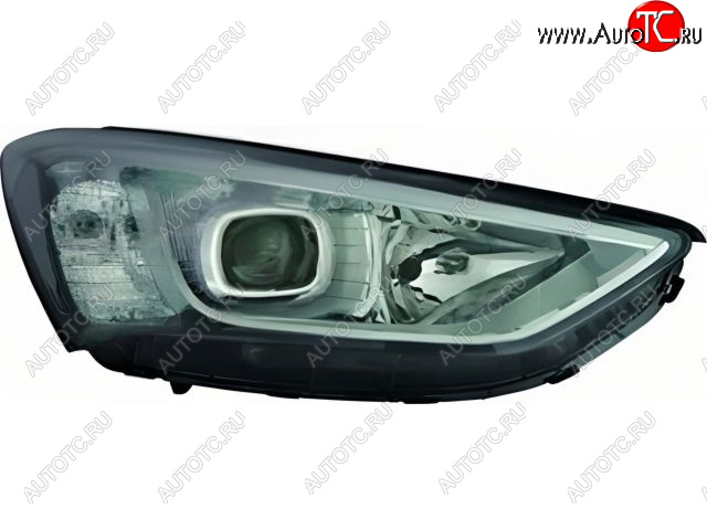 10 299 р. Правая фара (корректор, линзован) BODYPARTS  Hyundai Santa Fe  DM (2012-2016) дорестайлинг  с доставкой в г. Керчь