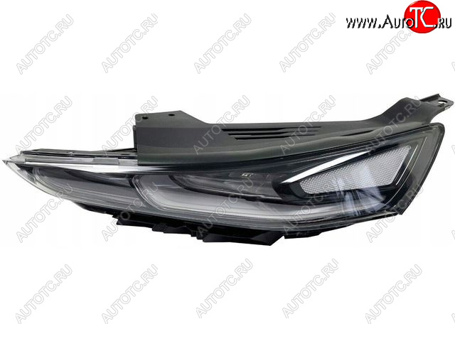 8 299 р. Левая фара (ДХО) BODYPARTS Hyundai Santa Fe TM дорестайлинг (2018-2021)  с доставкой в г. Керчь