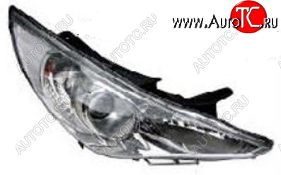 4 399 р. Правая фара (под корректор) BODYPARTS Hyundai Sonata YF (2009-2014)  с доставкой в г. Керчь