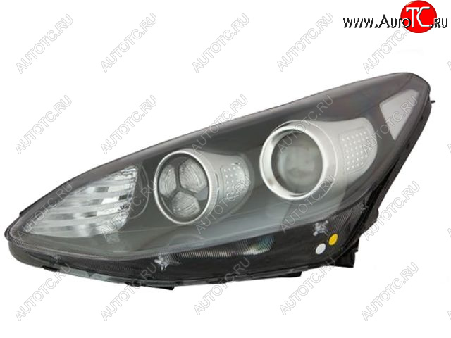 6 249 р. Левая фара (корректор, линзован) BODYPARTS  KIA Sportage  4 QL (2016-2018) дорестайлинг  с доставкой в г. Керчь
