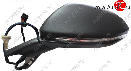 5 899 р. Боковое левое зеркало (электрическое, с подогревом, 6 контактов) BodyParts  Volkswagen Golf  7 (2012-2017) дорестайлинг, хэтчбэк 5 дв. (неокрашенное)  с доставкой в г. Керчь