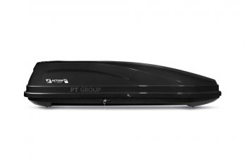 Автобокс PT GROUP (450л., 187х88x44, двустороннее открывание) Active M Luxe черный  (Чёрный)
