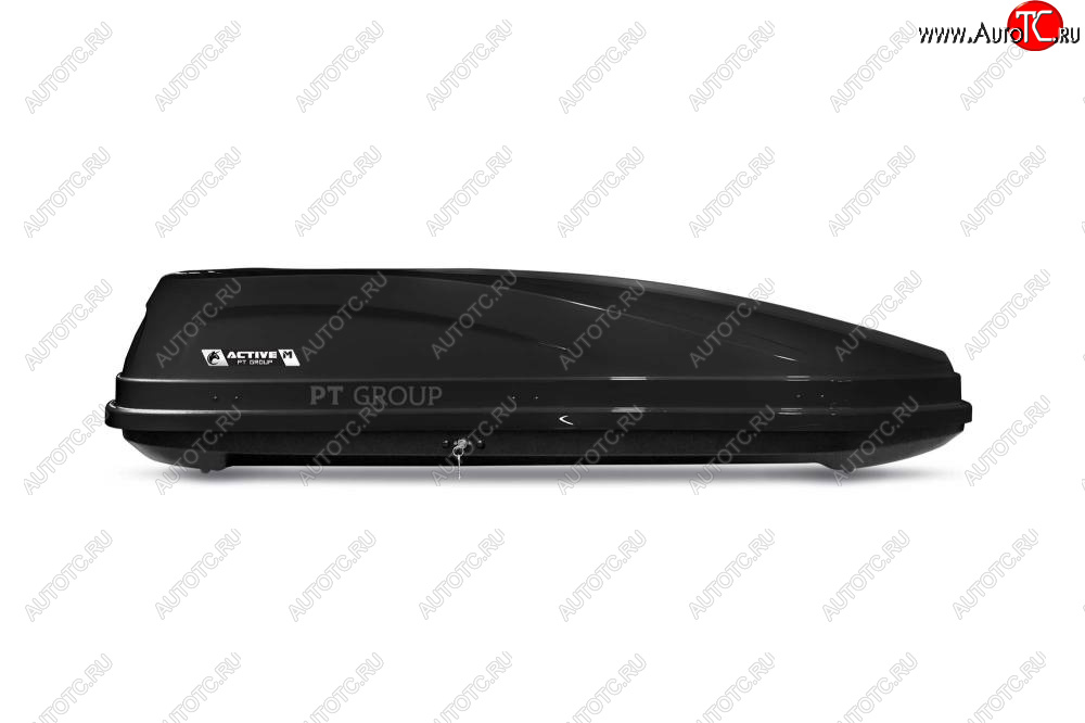 29 389 р. Автобокс PT GROUP (450л., 187х88x44, двустороннее открывание) Active M Luxe черный   (Чёрный)  с доставкой в г. Керчь