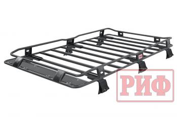 42 999 р. Багажник экспедиционный (корзина) РИФ 1350x2100 мм Toyota Land Cruiser 76 (высота крепежа 135 мм)  rif070-roof3  с доставкой в г. Керчь. Увеличить фотографию 1