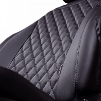 12 499 р. Комплект чехлов для сидений (РЗС 40/60, 3Г, Орегон) БАЙРОН Lord Autofashion  Audi A3  8PA хэтчбэк 5 дв. (2003-2013) дорестайлинг, 1-ый рестайлинг, 2-ой рестайлинг, 3-ий рестайлинг (черный , вставка черная, строчка черная)  с доставкой в г. Керчь. Увеличить фотографию 6