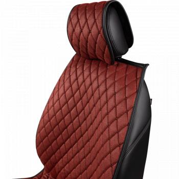 5 999 р. Накидка на сиденье (5 мест Каир) ТЕЙЛОР ст БАЙРОН Lord Autofashion   (красный, строчка черная)  с доставкой в г. Керчь. Увеличить фотографию 3