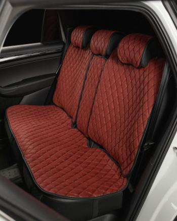 5 999 р. Накидка на сиденье (5 мест Каир) ТЕЙЛОР ст БАЙРОН Lord Autofashion   (красный, строчка черная)  с доставкой в г. Керчь. Увеличить фотографию 11