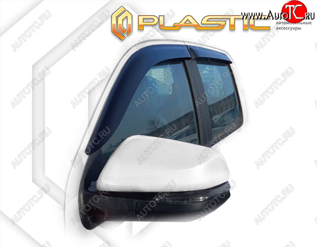 2 099 р. Ветровики дверей CA-Plastic  JAC T8 PRO (2020-2025) (Classic полупрозрачный)  с доставкой в г. Керчь