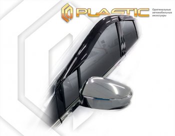 2 079 р. Дефлектора окон (рынок Юго-Восточной Азии) CA-Plastic Mitsubishi Xpander Cross NC1W минивэн рестайлинг (2022-2025) (серия Classic полупрозрачный)  с доставкой в г. Керчь. Увеличить фотографию 2