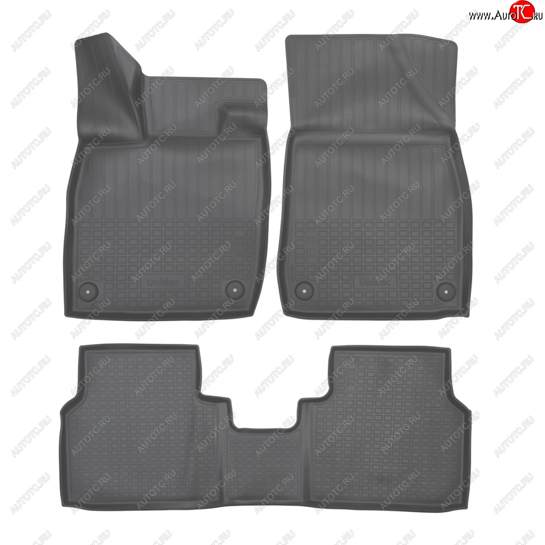 2 899 р. Коврики салонные Norplast  Mazda Demio  4 DJ (2014-2019) (серый)  с доставкой в г. Керчь