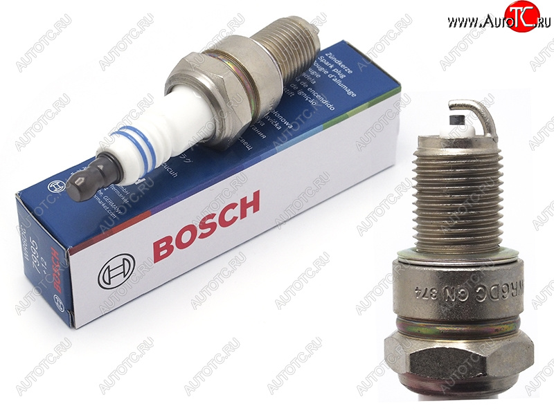 299 р. Свеча зажигания CHEVROLET AVEOLANOSNIVADAEWOO LACETTINEXIA 1.51.7 00-VAZ 2101-21102121 BOSCH 0242240592  с доставкой в г. Керчь