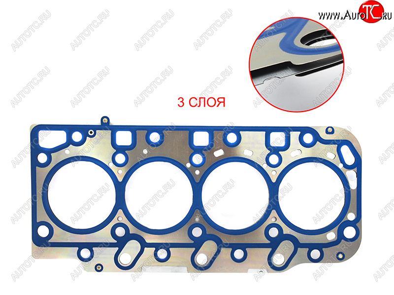 2 799 р. Прокладка ГБЦ V-2.5 D4CB (T-1.0) металл DYG  Hyundai Starex/Grand Starex/H1  TQ (2007-2022) дорестайлинг, рестайлинг, 2-ой рестайлинг  с доставкой в г. Керчь