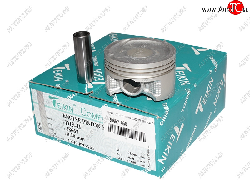 5 599 р. Поршни (к-т 4 шт) HONDA CIVICPARTNER D15B 92- TEIKIN 38667 050  с доставкой в г. Керчь