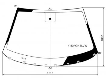 9 699 р. Стекло лобовое HYUNDAI TUCSON 15-21 FUYAO 4159AGNBLVW  с доставкой в г. Керчь. Увеличить фотографию 1
