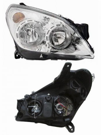 14 299 р. Фара OPEL ASTRA 07-14 RH хром, с электрокрректором DEPO 442-1140RMLEMN1  с доставкой в г. Керчь. Увеличить фотографию 1