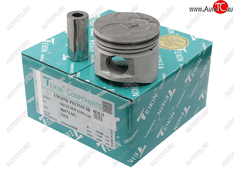 25 999 р. Поршень (к-т 4 шт с охлаждением) STD TOYOTA LAND CRUISER PRADOHIACE 1KZTE 96-02 TEIKIN 46671AG STD  с доставкой в г. Керчь