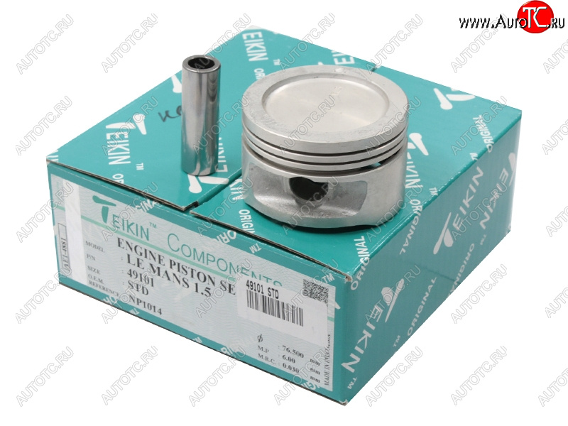4 699 р. Поршни (к-т 4 шт) STD DAEWOO LANOS/NEXIA 1.5 G15MF/A15SM 94- TEIKIN 49101 STD, 49101std TEIKIN 49101 STD  с доставкой в г. Керчь
