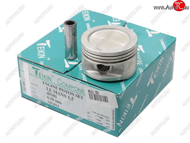 5 499 р. Поршни (к-т 4 шт) 050 DAEWOO LANOS/NEXIA 1.5 G15MF/A15SM 94- TEIKIN 49101 050, 49101050 TEIKIN 49101 050  с доставкой в г. Керчь