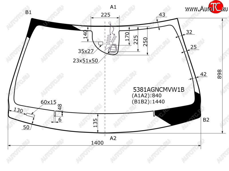 12 699 р. Стекло лобовое (Обогрев щеток Камера Датчик дождя Молдинг) Mercedes-Benz A-Class 12-18  CLA-Clas FUYAO 5381AGNCMVW1B  с доставкой в г. Керчь
