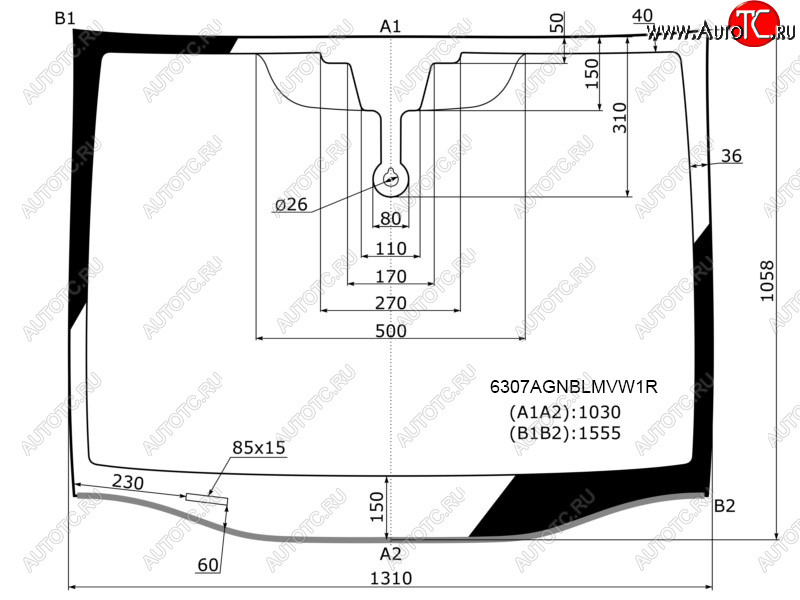 7 999 р. Стекло лобовое (Датчик дождя Молдинг) Opel Zafira 05-14 FUYAO 6307AGNBLMVW1R  с доставкой в г. Керчь