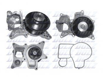 9 799 р. Насос системы охлаждения BMW X5(E70) X6(E71) 5(F10) N57D30B DOLZ B237  с доставкой в г. Керчь. Увеличить фотографию 1