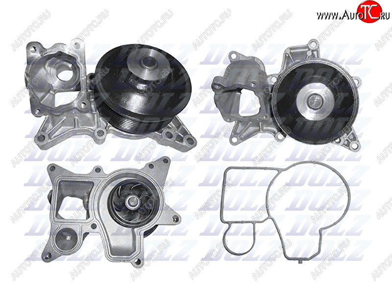 9 799 р. Насос системы охлаждения BMW X5(E70) X6(E71) 5(F10) N57D30B DOLZ B237  с доставкой в г. Керчь