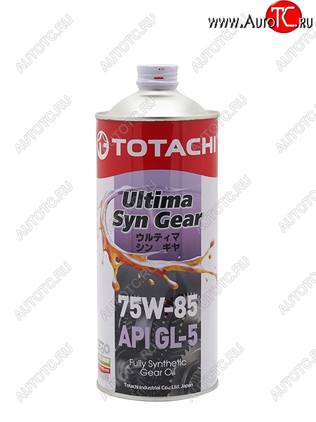 1 769 р. Масло трансмиссионное синтетическое TOTACHI Ultra Syn-Gear 75W-85 1л TOTACHI G3201  с доставкой в г. Керчь
