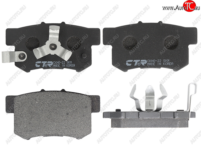 2 199 р. Колодки тормозные задние RH-LH SAT  Honda Accord  8 CU - CR-V  RD4,RD5,RD6,RD7,RD9  (С крепежом в поршень суппорта)  с доставкой в г. Керчь
